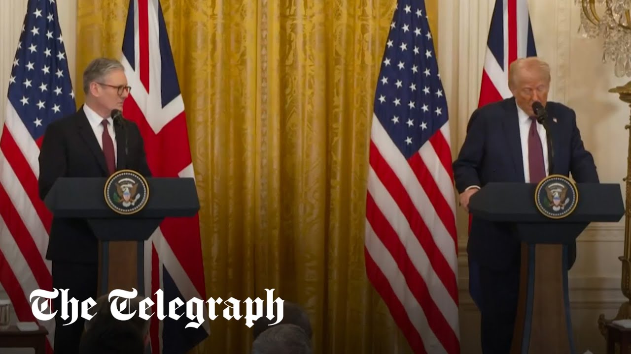 In full: Starmer and Trump press conference at White House