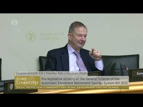 Éamon Ó Cuív questions private pensions, urges pay-related model