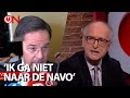 Rutte liegt weer tegen Jonathan. Na eerder ontkennen blijkt hij nu toch beschikbaar voor top NAVO