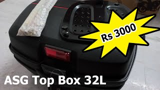 ASG 32 litre Top Box at Only Rs 3000 || Unboxing