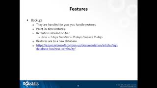 Download the video "20190213 - Azure SQL Database for the Production DBA   Tim Radney"