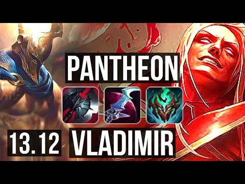 PANTHEON vs VLADIMIR (TOP) | 6/0/7, 600+ games, Dominating | NA Master | 13.12