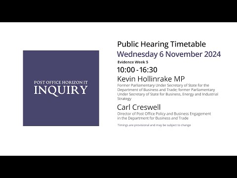 Carl Creswell - Day 193 PM - 06 November 2024 - Post Office Horizon IT Inquiry
