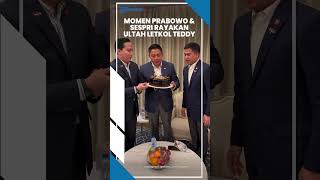 BERI KEJUTAN di Tengah Kunker! Prabowo dan Para Sespri Rayakan ULTAH Letkol Teddy di Yordania