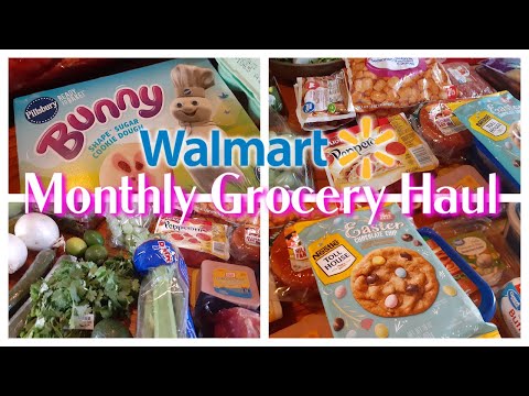 $400 Grocery Haul / Walmart and IGA / Monthly Grocery...