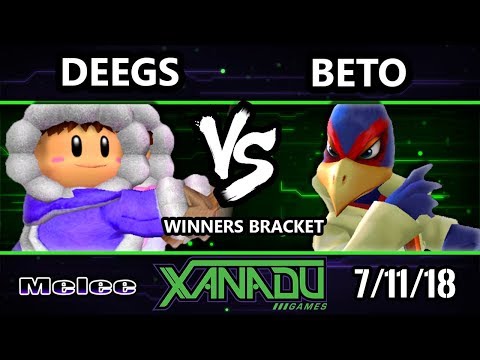 S@X 258 SSBM - Deegs (Ice Climbers) Vs. Beto (Falco) - Smash Melee Winners Bracket