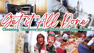 2024 GET IT ALL DONE WITH ME | Cleaning Motivation, Undecorating, Christmas Prep & Decor Haul