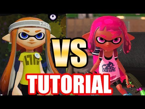 Splatoon VS Splatoon 2: Tutorial Level Comparison 
