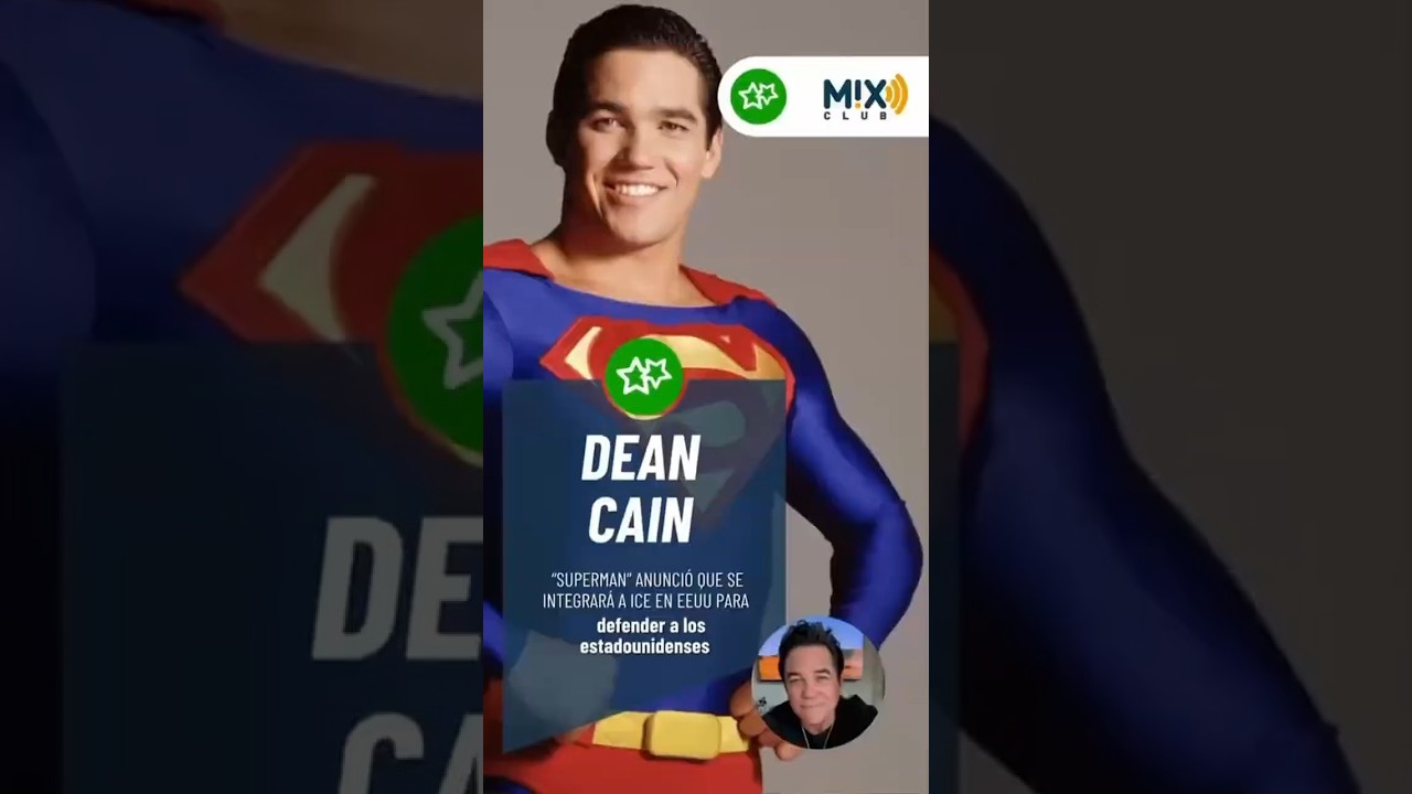 Dean Cain colgó la capa y se unió a las redadas de ICE.