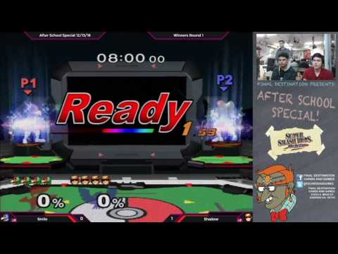 After School Special 12/13/16 - Smile (Falco) vs. Shadow (Falcon) - SSBM Winners Round 1