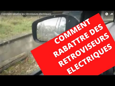 🚗 Comment rabattre les rétroviseurs électriques/How to fold the electric mirrors