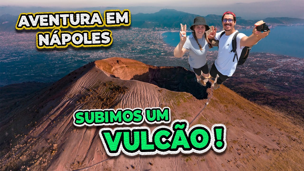 NÁPOLES: O LUGAR MAIS ASSUSTADOR DA CIDADE 🌋 FOMOS ATÉ A CRATERA DO VULCÃO VESÚVIO 😱