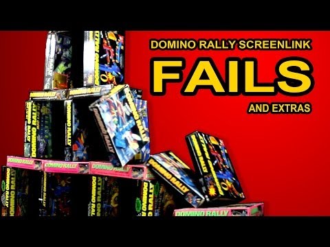 Fails and Extras - Spectacular Domino Rally Stunt Screenlink