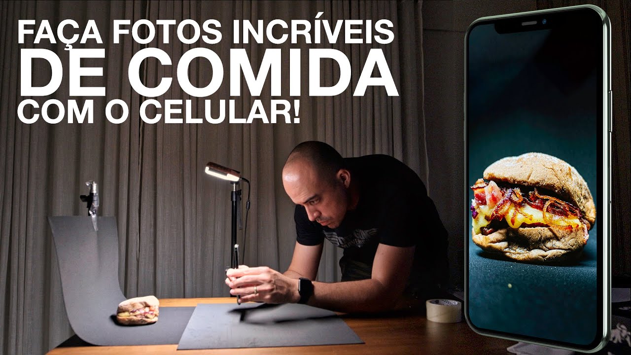 Como Fazer Fotos de Comida com o Celular: Hambúrguer!