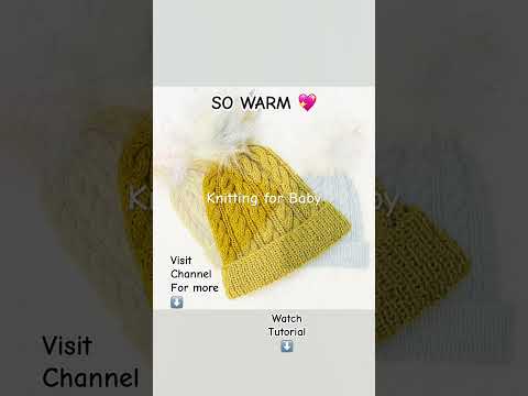 You’ll Love It! 💖Adult Beanie New Knitting Pattern #knittingforbaby  #shorts