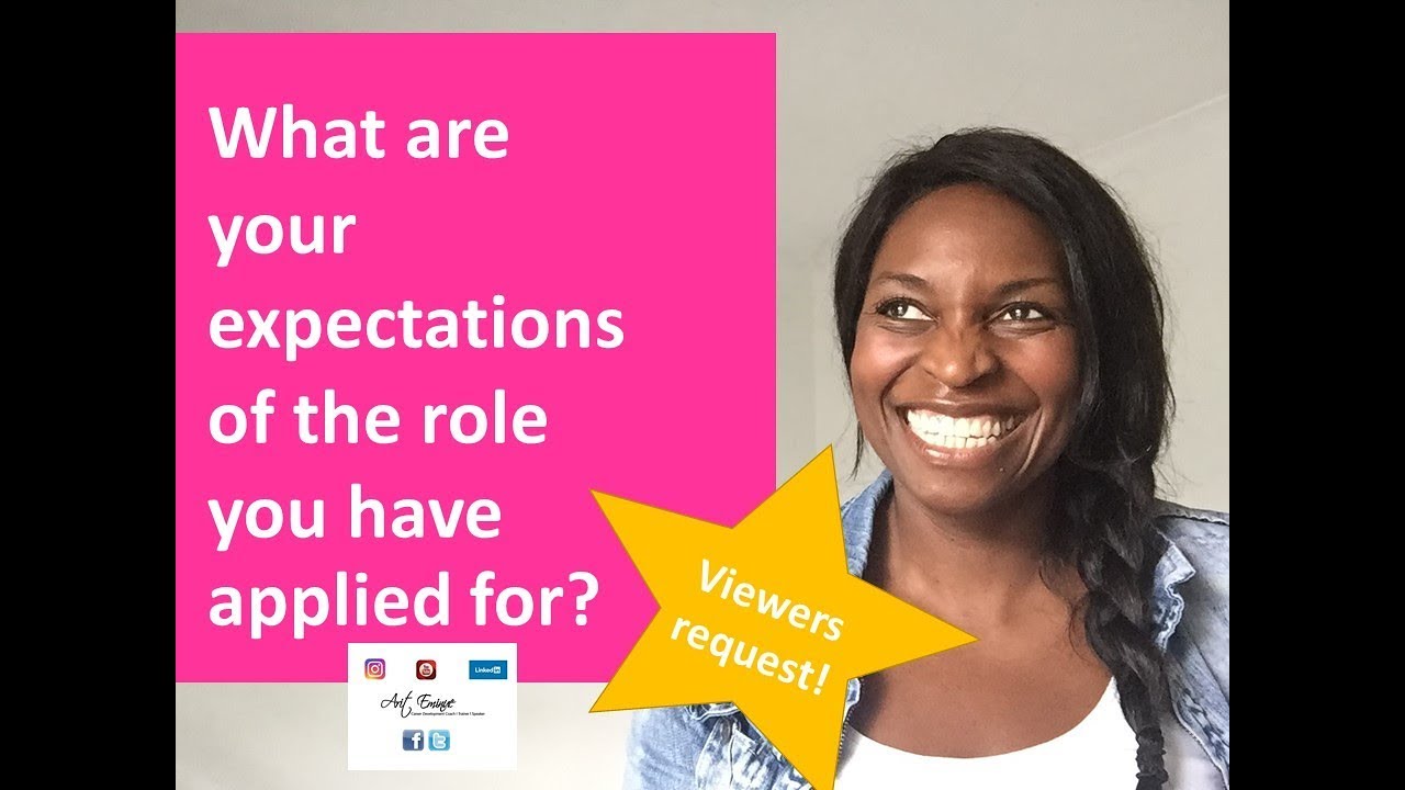 How to answer job interview question: What are your expectations from this job