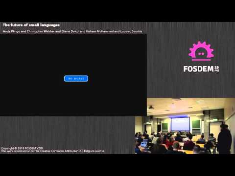 The future of small languages (FOSDEM 2016)
