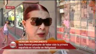 Sara Montiel - Entrevista por su estrella en Madrid