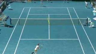 Virtua Tennis 2009 PC Gameplay : World Tour Gold Coast Tennis Court (Women Single) Fancy Clothes