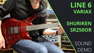 Video thumbnail for Line 6 Variax Shuriken SR250 OR (no talking) by Guitar Bonedo