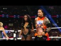 WWE RAW Naomi & Jimmy Uso vs Natalya & Tyson Kidd