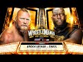 Brock Lesnar Vs Omos WWE