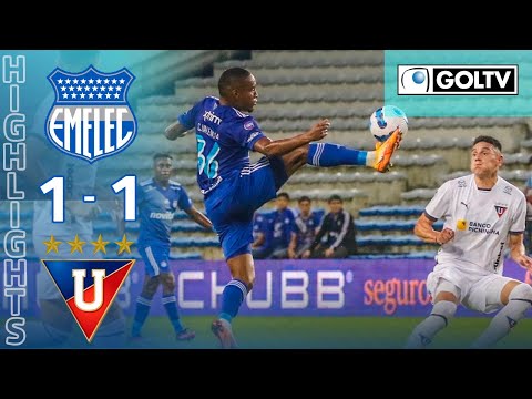 Resumen | Emelec 1 - LDU Quito 1 | LigaPro 2023 - Fecha # 10