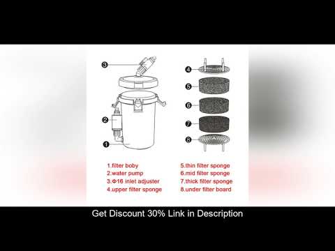 Review Nicrew sunsun 602B 603B External Aquarium Filter Ultra-quiet Canister Filter Bucket Water Sp