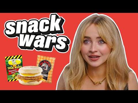 Sabrina Carpenter: "I've Never Eaten McDonald's" | Snack Wars | @LADbible