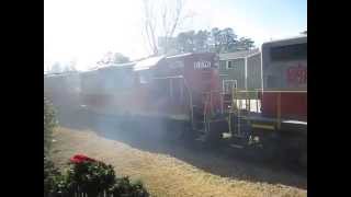 preview picture of video 'Georgia Northeastern Grain Train in Holly Springs, Ga.'