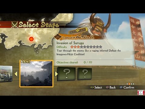 Samurai Warriors 4 Campaign Walkthrough (PS4) Legend of the Takeda Part 2 - Invasion of Suruga