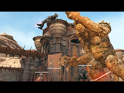 Rancor VS Bedlam Raider | STAR WARS JEDI SURVIVOR