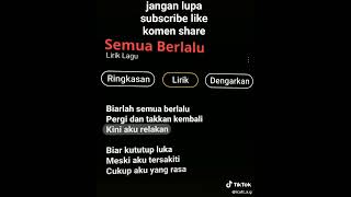 Download lagu lirik lagu dj semua berlalu mp3