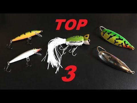 If You Could Only Use 3 Fishing Lures, What Would They Be?