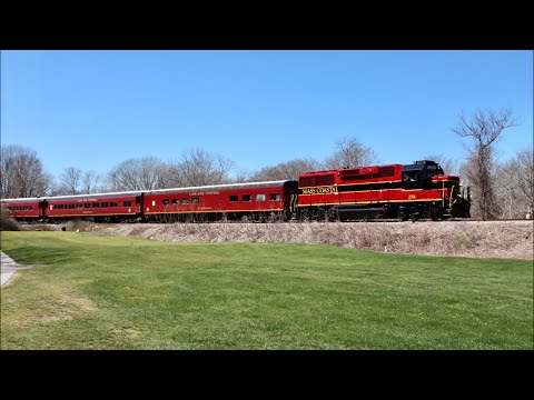 Mass Coastal's new engine 2014 debuts on the Cape Cod Central - 4/9/2023