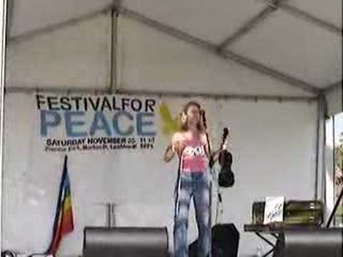 Gisele at Peace Fest original song 
