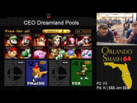 CEO Dreamland Pools   Fil rat vs $$$ Jim $$$ Fox   Smash 64
