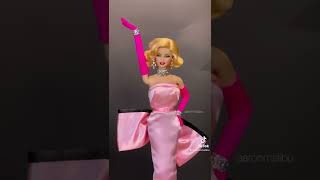 Marilyn Monroe’s “Diamonds Are a Girl’s Best Friend” pink dress (doll version)