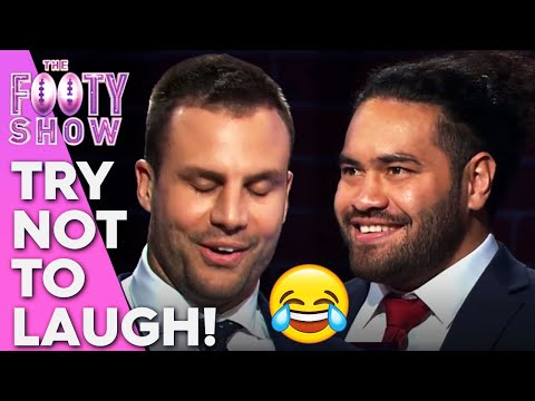 Beau loses it at Koni's failed jokes! | Footy Show Joking Off