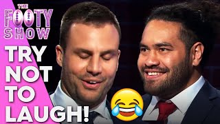 Beau loses it at Koni&#39;s failed jokes! | Footy Show Joking Off