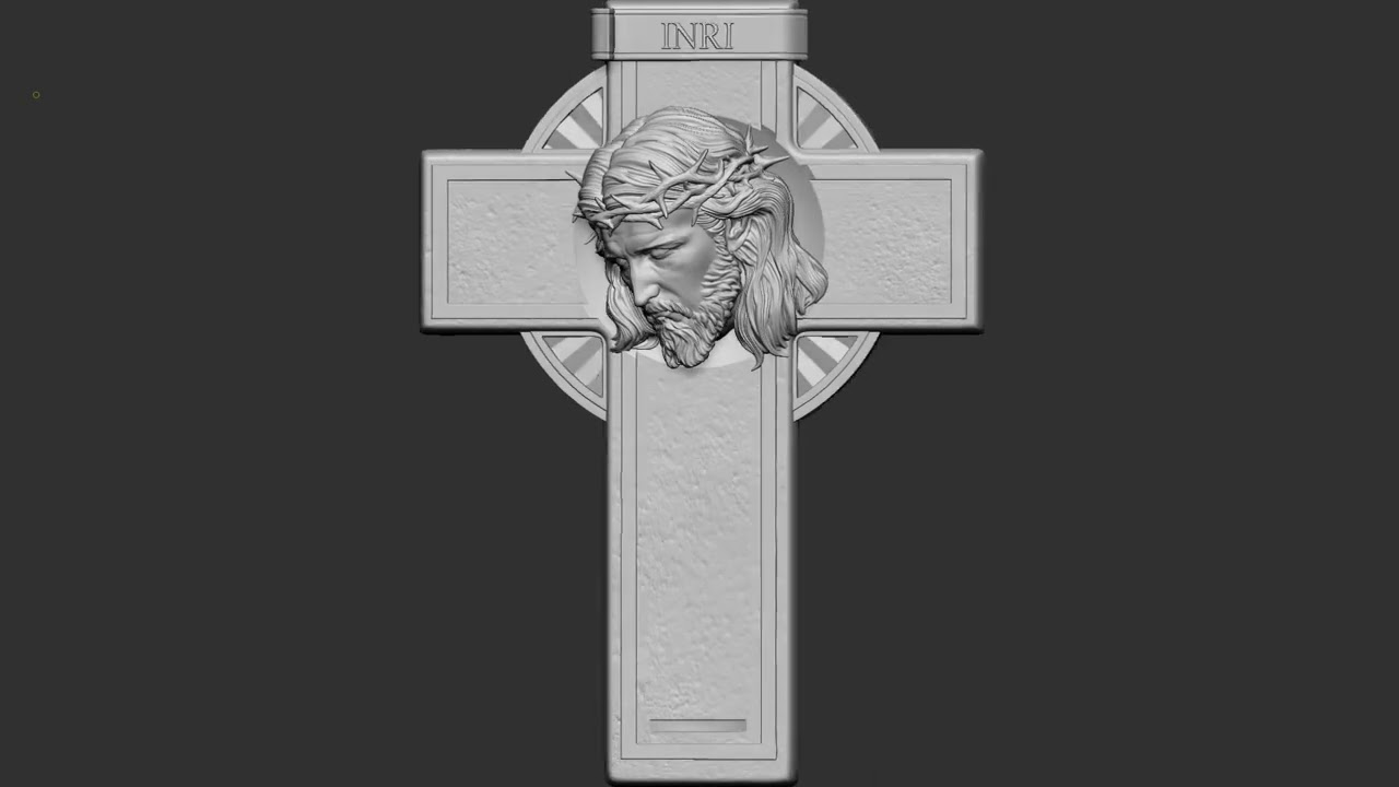 Salib Yesus 07 Model Cetak 3D