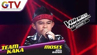 Download lagu Moses “Wild World” (Cover) | Blind Auditions | The Voice Kids Indonesia Season 3 GTV 2018 mp3