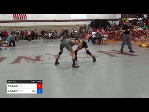 USAWNJ - Freestyle-Greco States/Schoolboy - FS 106 3rd Place - Keirinon Kappes (East) Vs. Daniel S