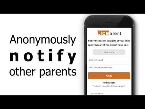 LICE, notify child infection