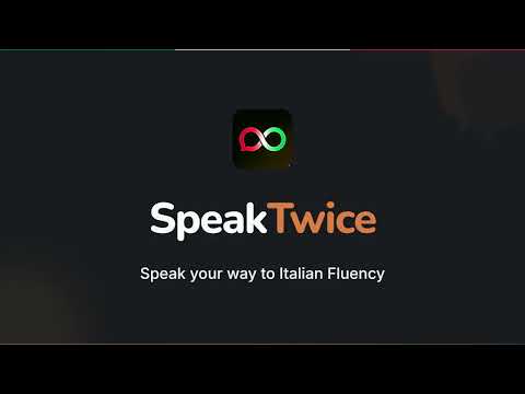 SpeakTwice Italian