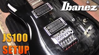 Ibanez JS100 Fret Level and Crown Complete Setup!