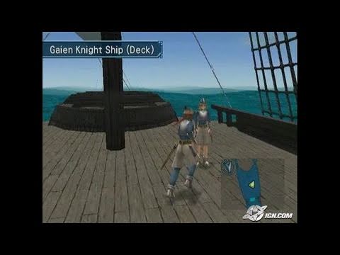 Suikoden IV PlayStation 2 Gameplay - On the boat