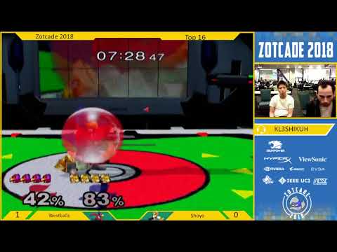 Zotcade 2018 - Westballz vs Shoyo - Winners Quarters