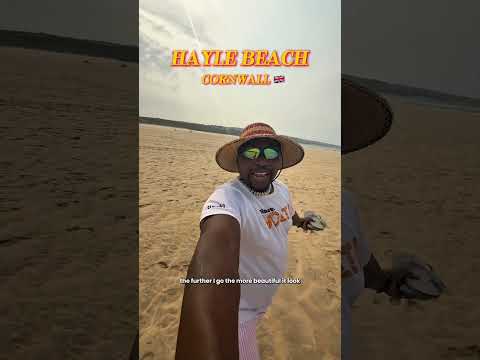 Wonderful Hayle Beach , Cornwall England