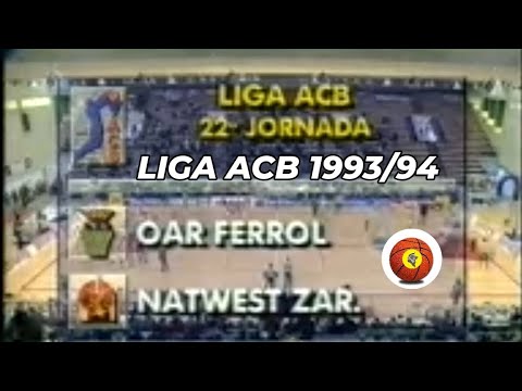 "OAR Ferrol vs Natwest Zaragoza" 22° jornada LIGA ACB 1993/94 (06 de Febrero, 1994)